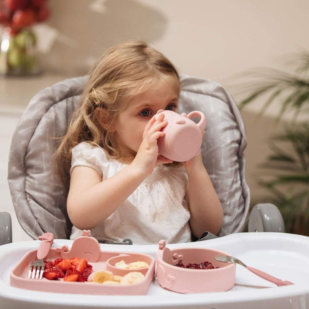 Animal Friends One-Handle Silicone Sippy Cup